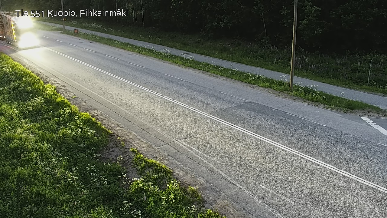 Kelikamerat Kuva Tie 551 Kuopio, Pihkainmäki, Kuopio, Pohjois-Savo