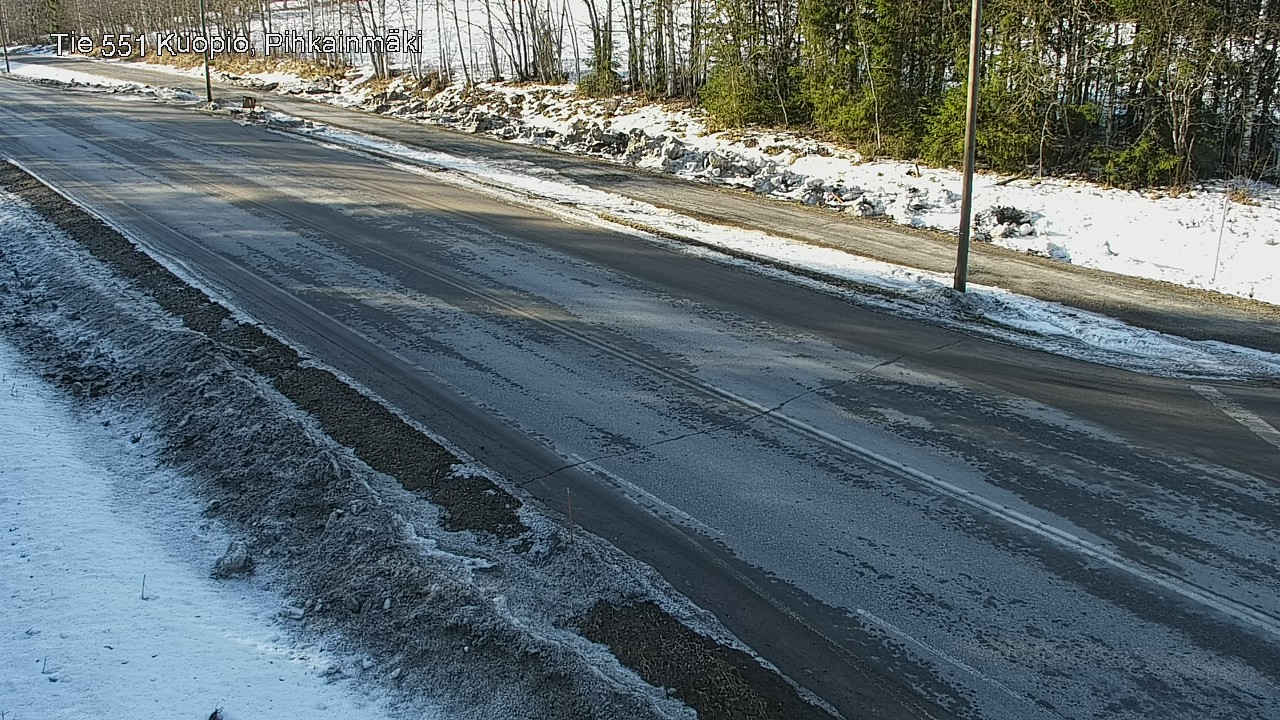 Kelikamerat Kuva Tie 551 Kuopio, Pihkainmäki, Kuopio, Pohjois-Savo