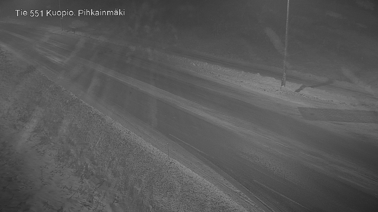 Weather Camera Image Road 551 Kuopio, Pihkainmäki, Kuopio, Pohjois-Savo
