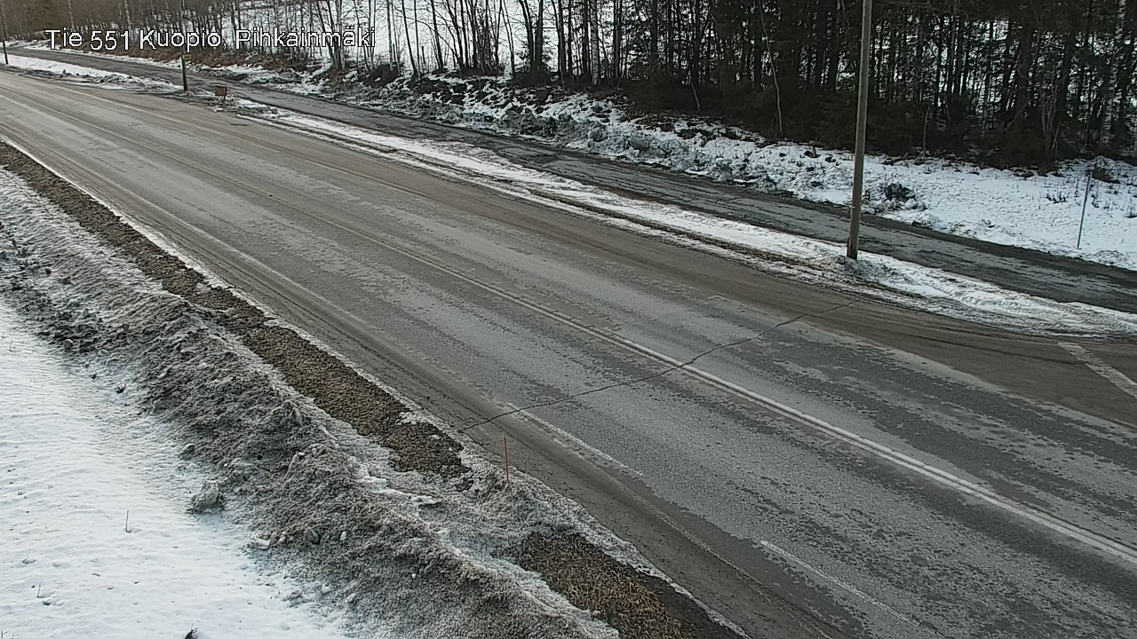 Kelikamerat Kuva Tie 551 Kuopio, Pihkainmäki, Kuopio, Pohjois-Savo