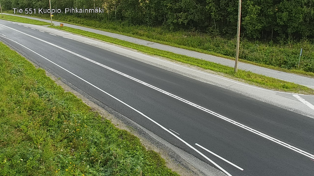 Kelikamerat Kuva Tie 551 Kuopio, Pihkainmäki, Kuopio, Pohjois-Savo