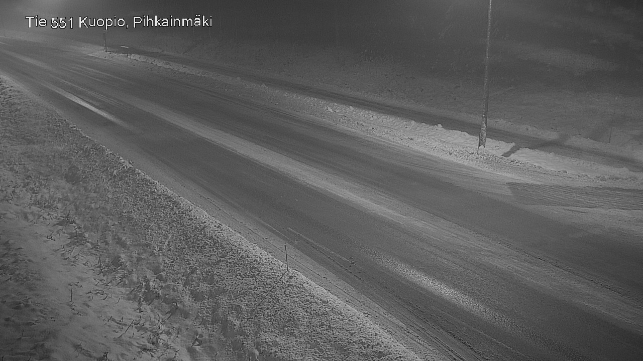 Weather Camera Image Road 551 Kuopio, Pihkainmäki, Kuopio, Pohjois-Savo