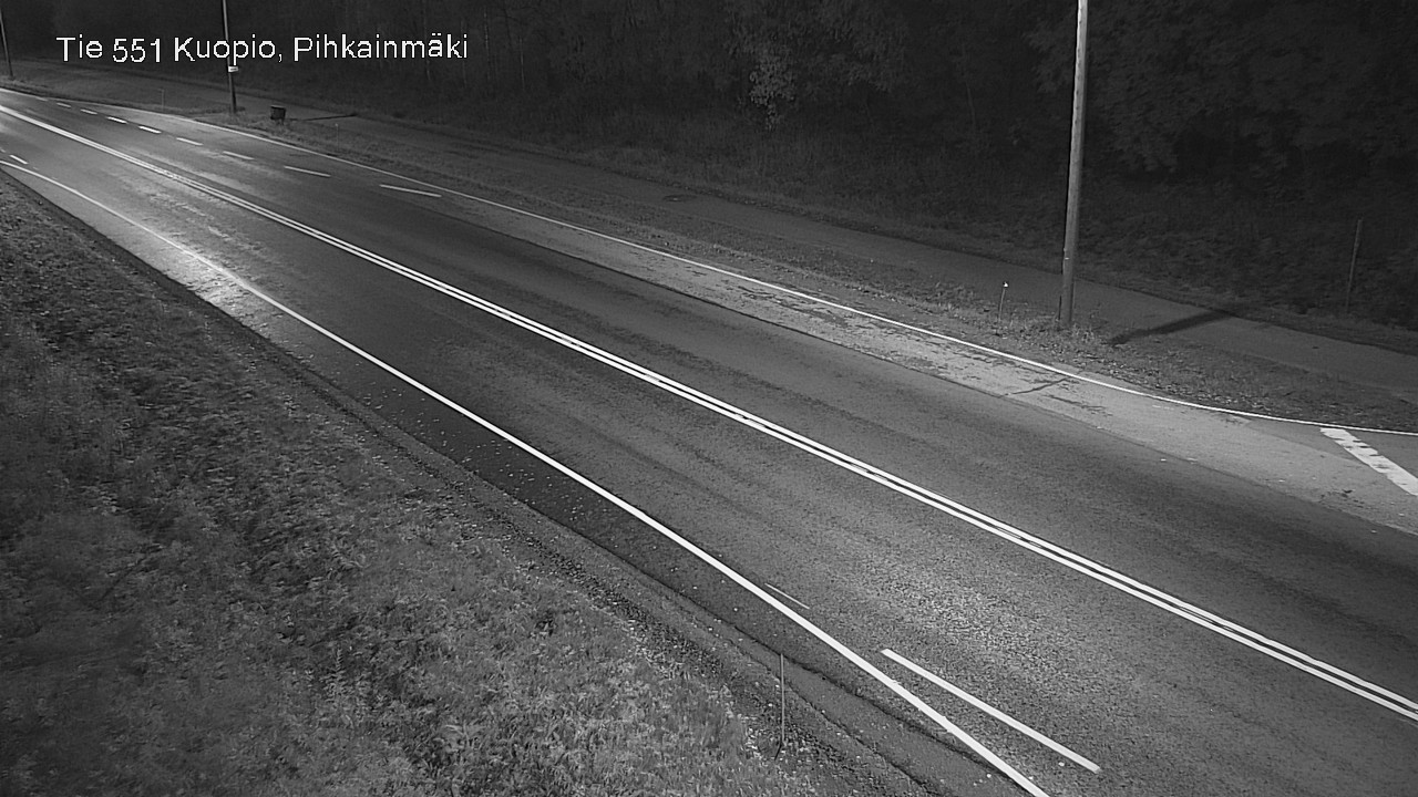 Weather Camera Image Road 551 Kuopio, Pihkainmäki, Kuopio, Pohjois-Savo