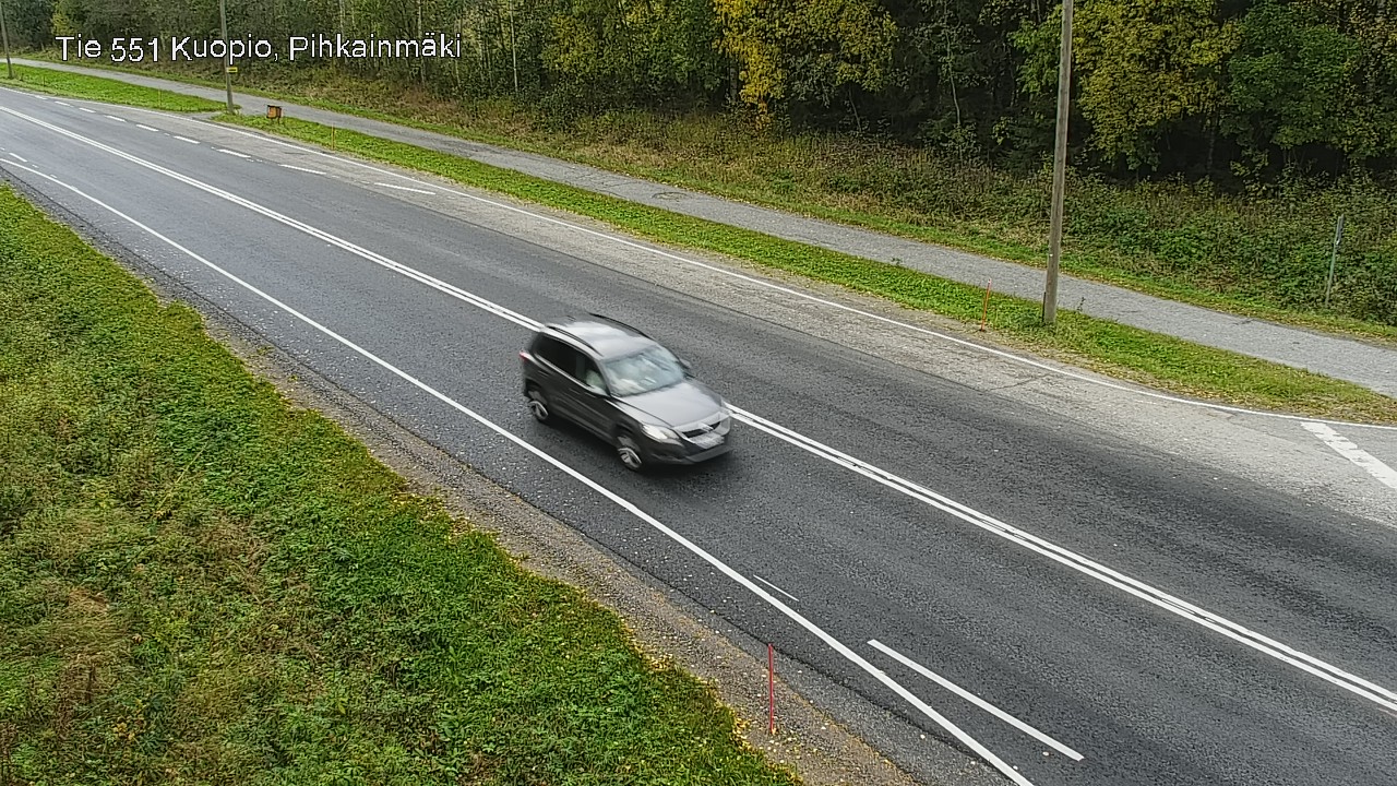 Weather Camera Image Road 551 Kuopio, Pihkainmäki, Kuopio, Pohjois-Savo
