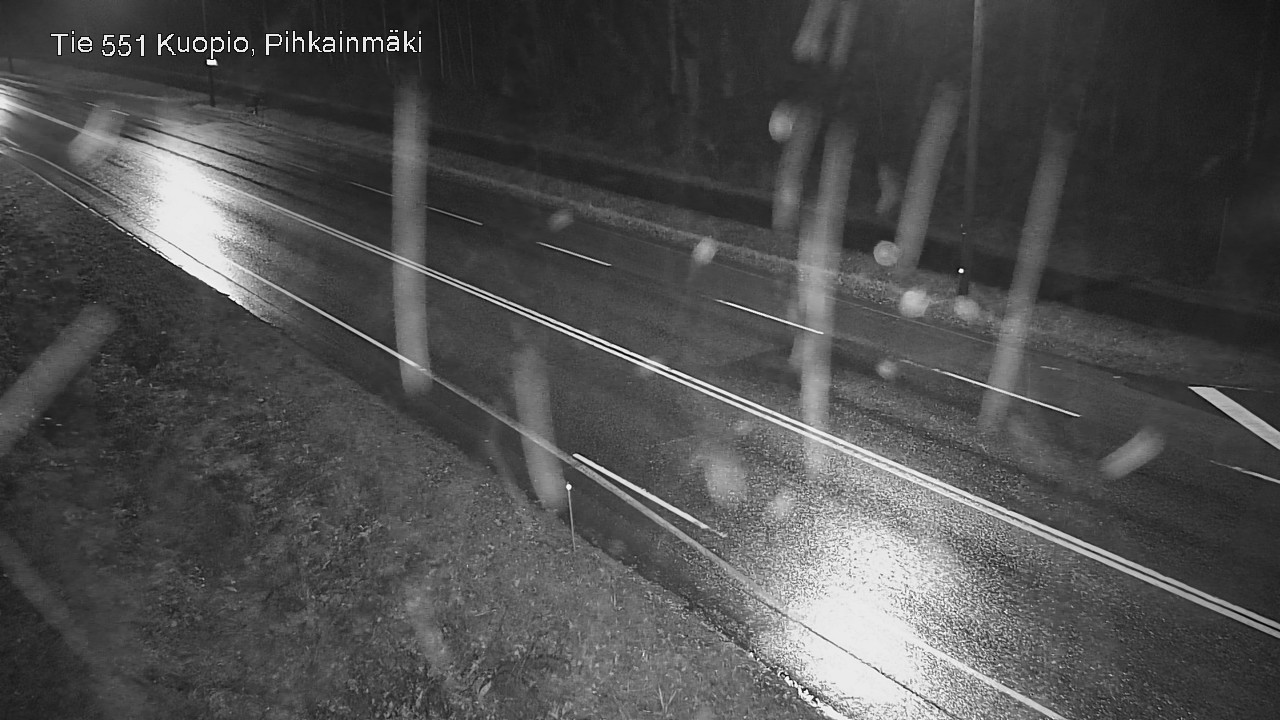 Weather Camera Image Road 551 Kuopio, Pihkainmäki, Kuopio, Pohjois-Savo