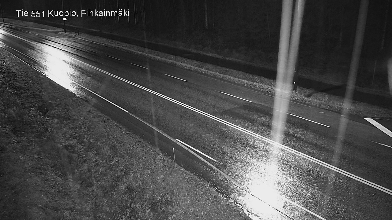 Weather Camera Image Väg 551 Kuopio, Pihkainmäki, Kuopio, Pohjois-Savo