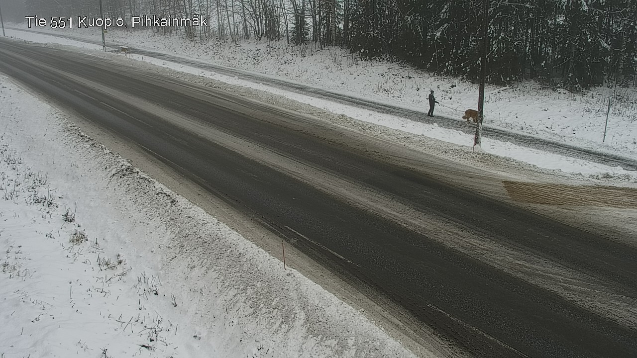 Weather Camera Image Road 551 Kuopio, Pihkainmäki, Kuopio, Pohjois-Savo