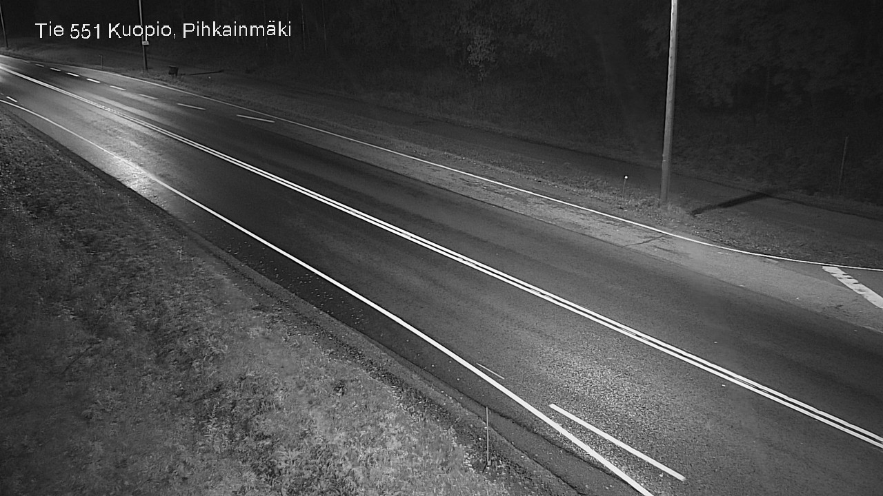 Weather Camera Image Road 551 Kuopio, Pihkainmäki, Kuopio, Pohjois-Savo
