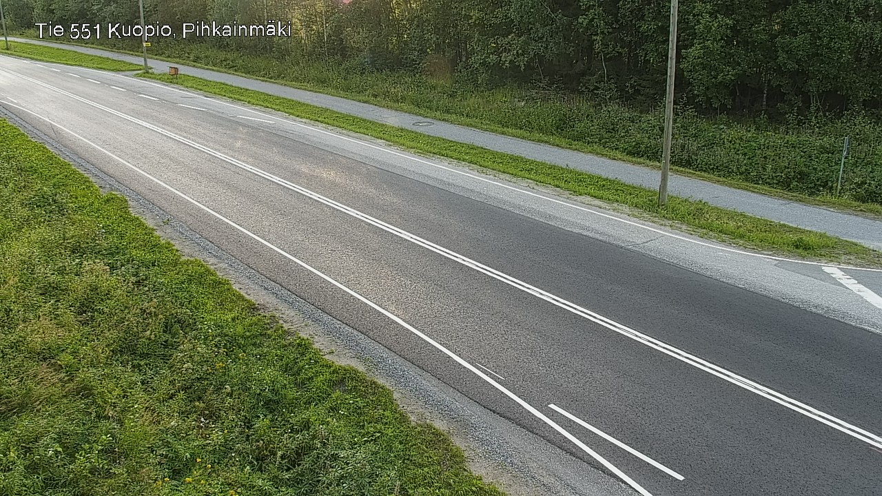 Kelikamerat Kuva Tie 551 Kuopio, Pihkainmäki, Kuopio, Pohjois-Savo