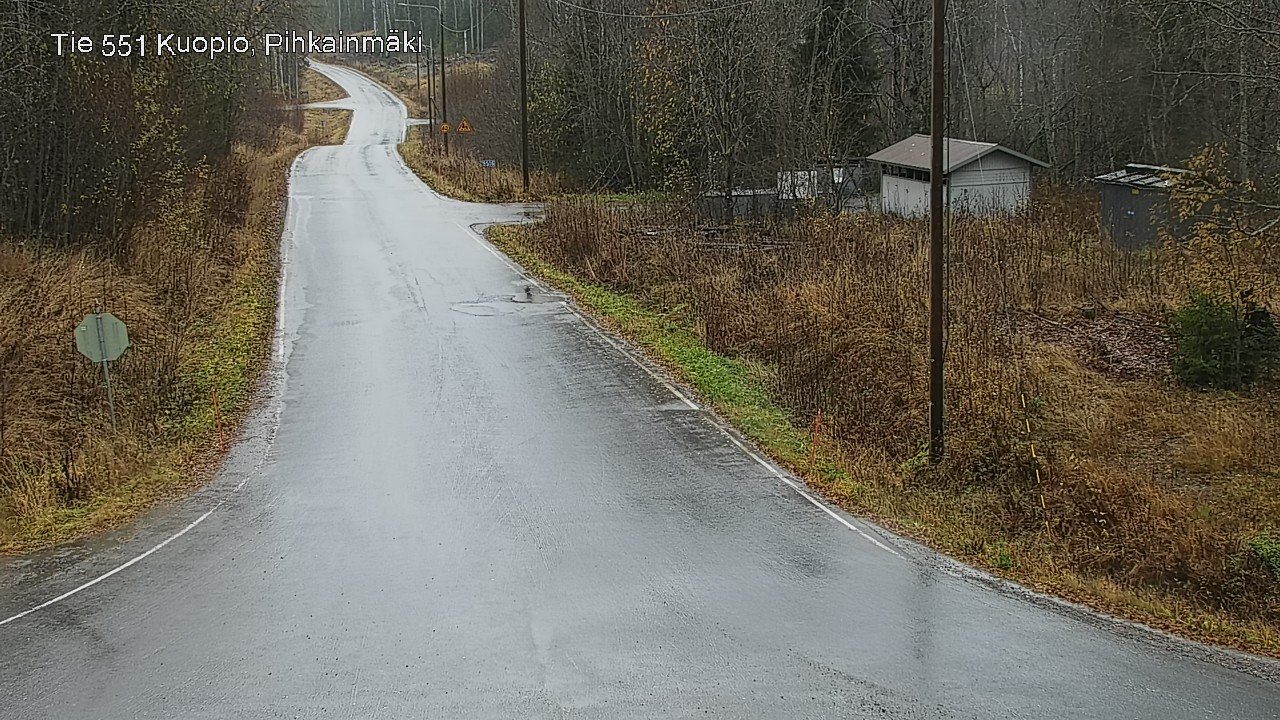 Weather Camera Image Väg 551 Kuopio, Pihkainmäki, Kuopio, Pohjois-Savo