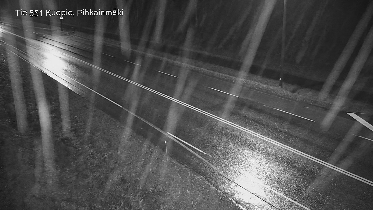 Weather Camera Image Road 551 Kuopio, Pihkainmäki, Kuopio, Pohjois-Savo