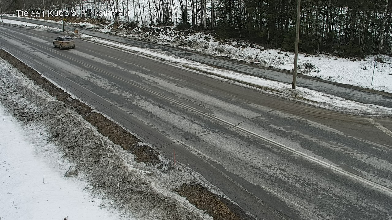 Kelikamerat Kuva Tie 551 Kuopio, Pihkainmäki, Kuopio, Pohjois-Savo