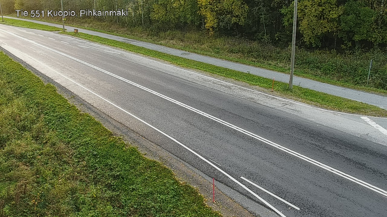 Weather Camera Image Road 551 Kuopio, Pihkainmäki, Kuopio, Pohjois-Savo