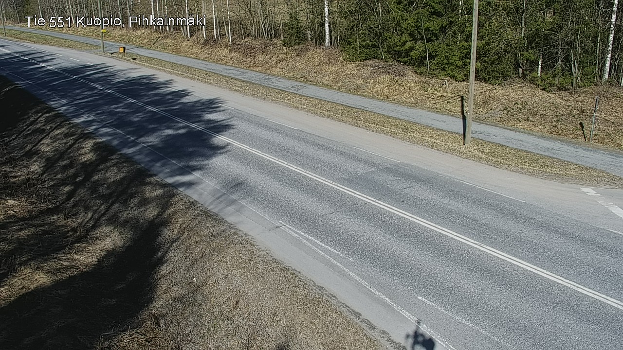 Kelikamerat Kuva Tie 551 Kuopio, Pihkainmäki, Kuopio, Pohjois-Savo