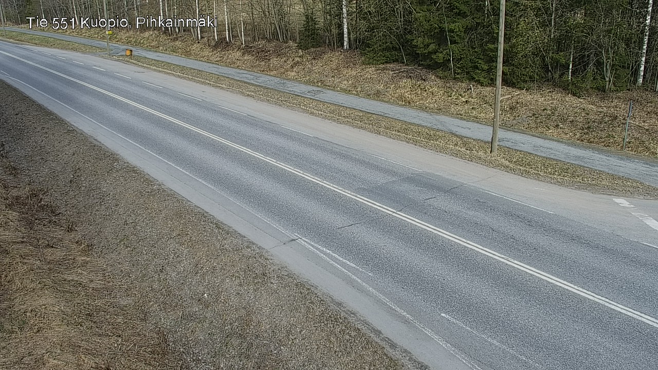 Kelikamerat Kuva Tie 551 Kuopio, Pihkainmäki, Kuopio, Pohjois-Savo