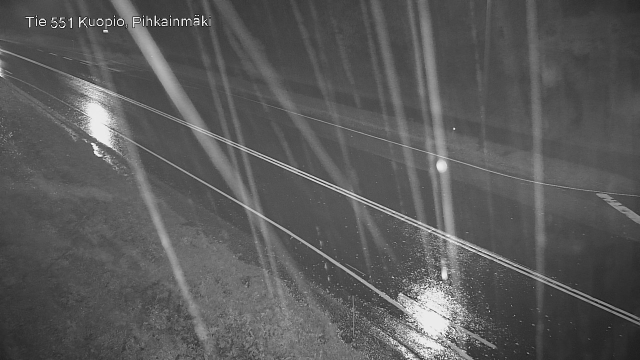 Weather Camera Image Road 551 Kuopio, Pihkainmäki, Kuopio, Pohjois-Savo