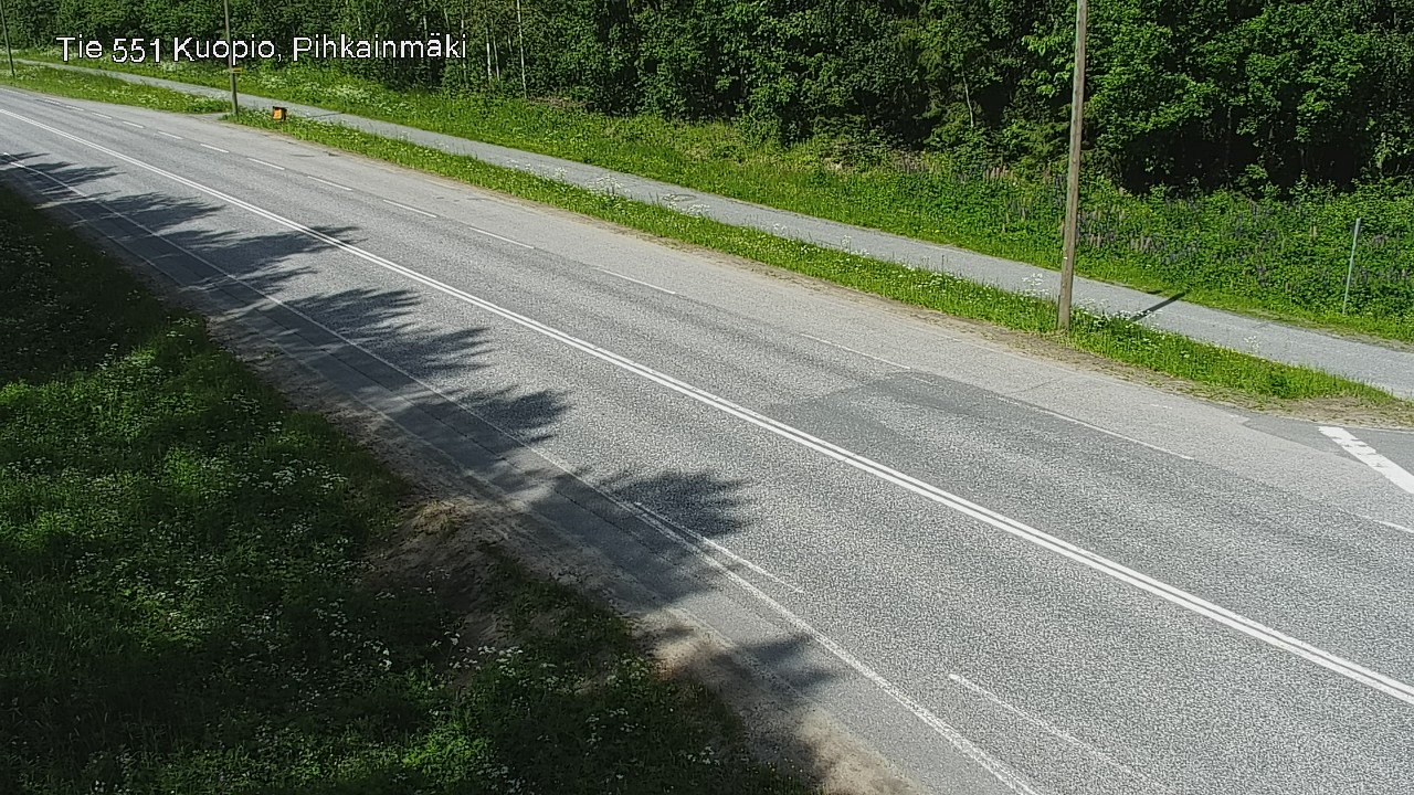 Kelikamerat Kuva Tie 551 Kuopio, Pihkainmäki, Kuopio, Pohjois-Savo