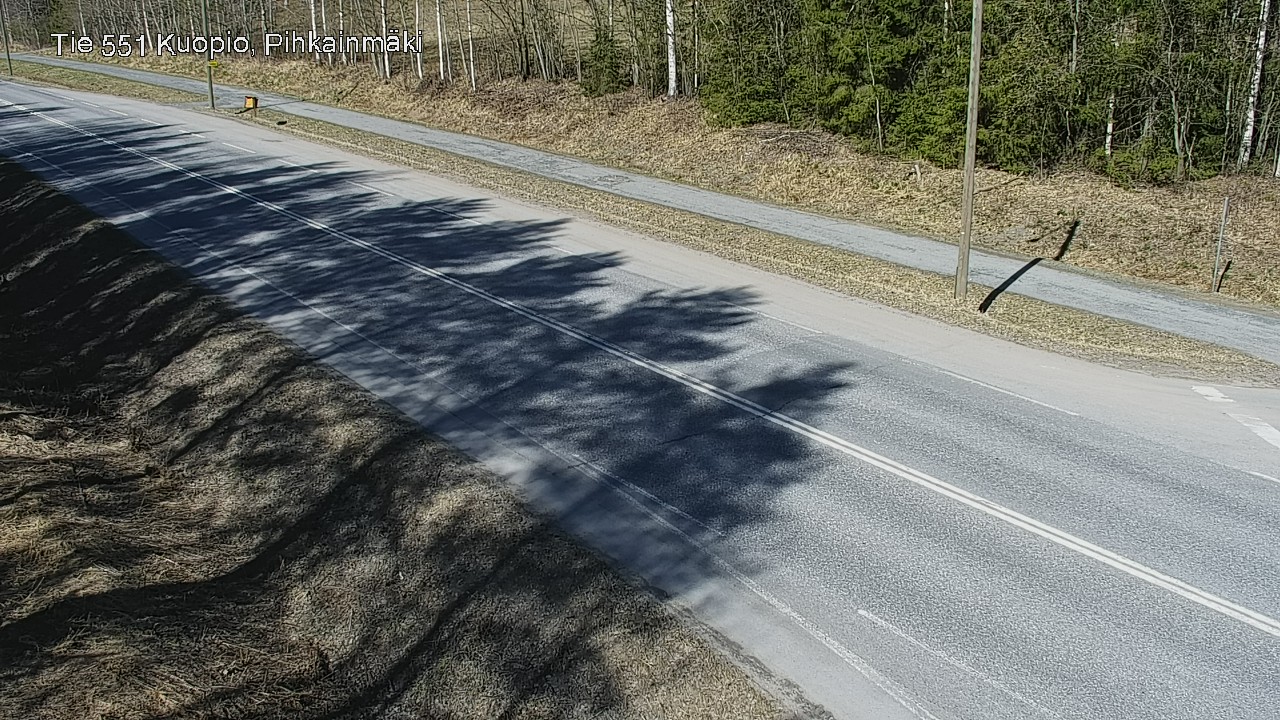 Kelikamerat Kuva Tie 551 Kuopio, Pihkainmäki, Kuopio, Pohjois-Savo