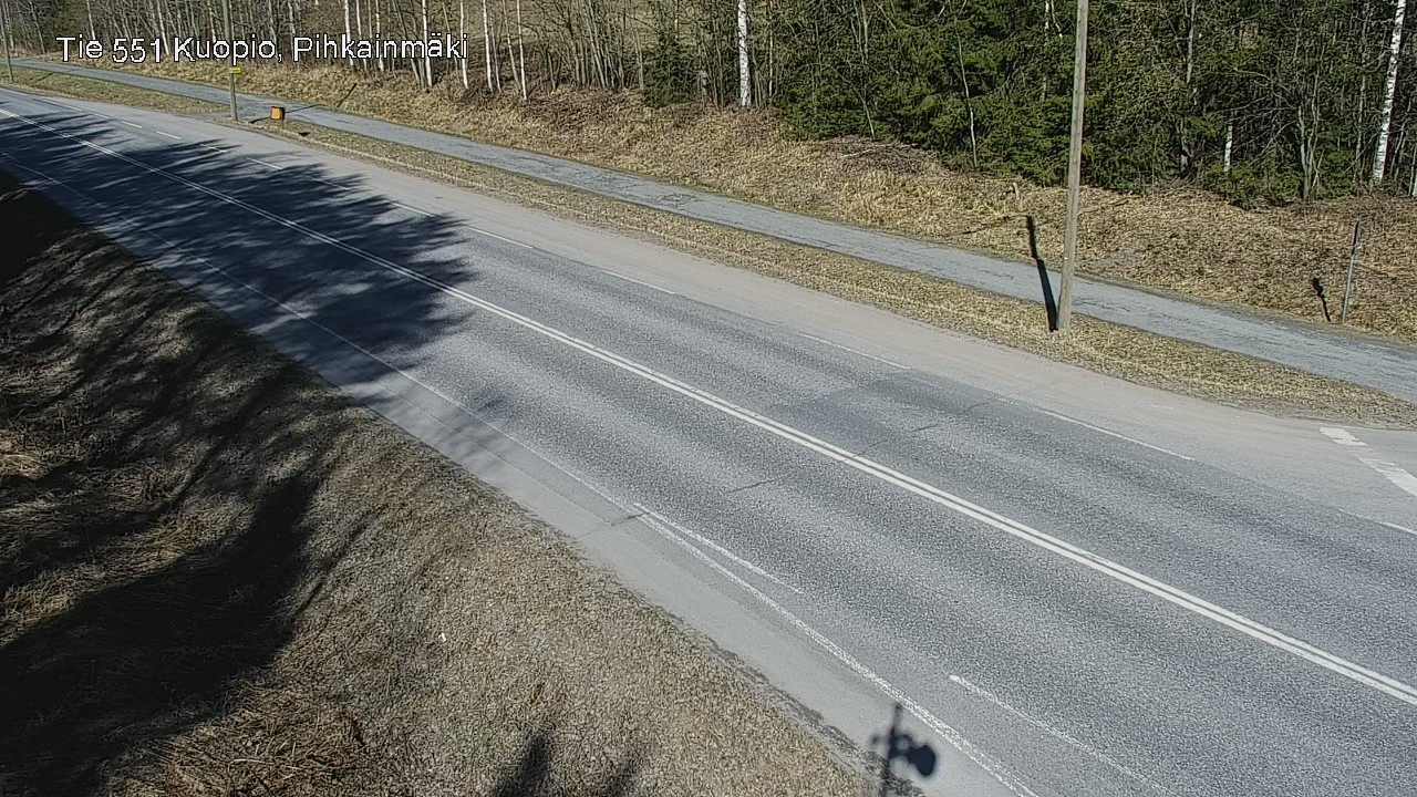 Kelikamerat Kuva Tie 551 Kuopio, Pihkainmäki, Kuopio, Pohjois-Savo