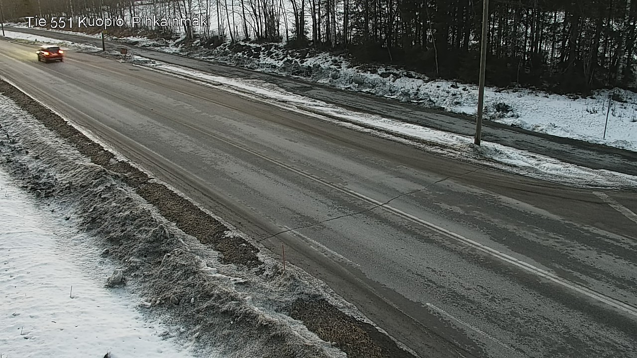 Kelikamerat Kuva Tie 551 Kuopio, Pihkainmäki, Kuopio, Pohjois-Savo