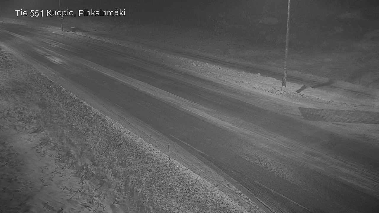 Weather Camera Image Road 551 Kuopio, Pihkainmäki, Kuopio, Pohjois-Savo