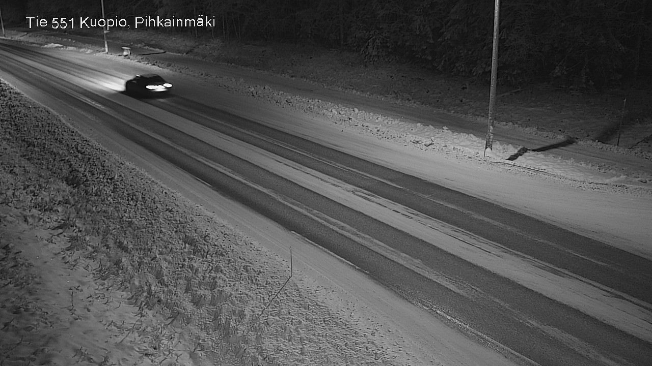 Kelikamerat Kuva Tie 551 Kuopio, Pihkainmäki, Kuopio, Pohjois-Savo