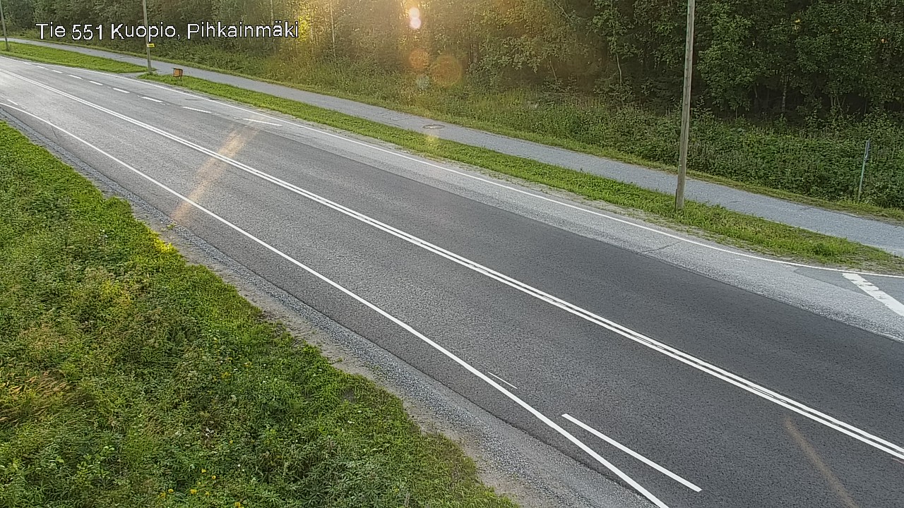 Kelikamerat Kuva Tie 551 Kuopio, Pihkainmäki, Kuopio, Pohjois-Savo