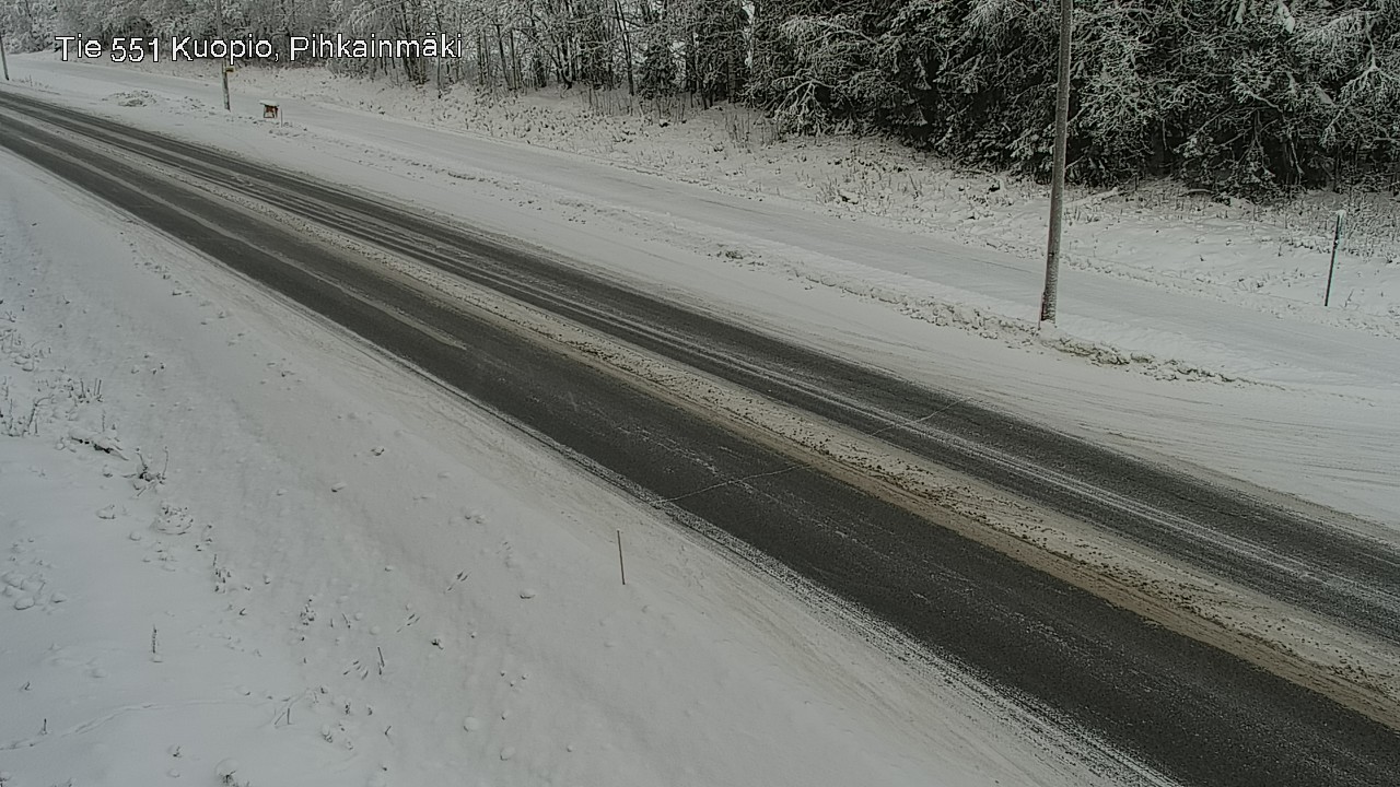 Kelikamerat Kuva Tie 551 Kuopio, Pihkainmäki, Kuopio, Pohjois-Savo