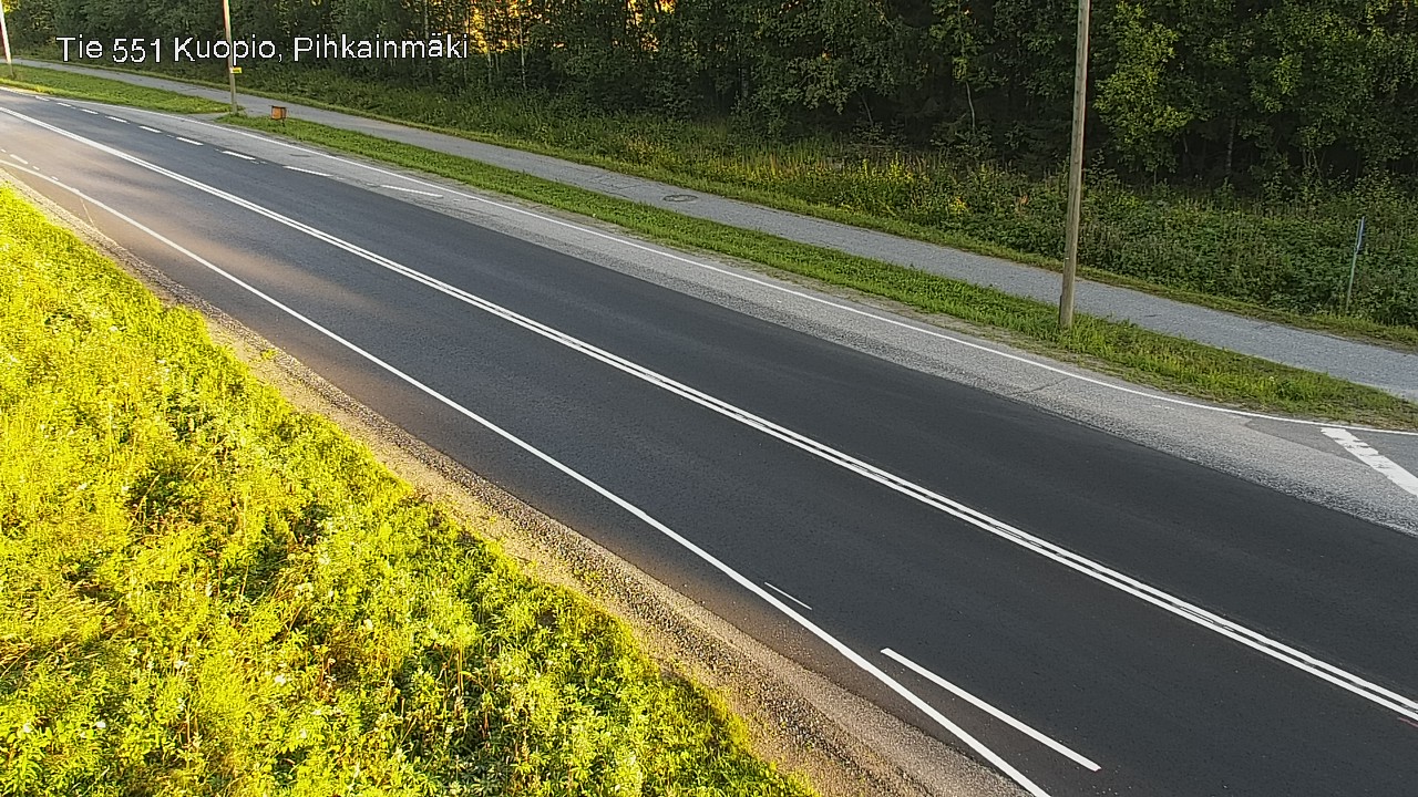 Kelikamerat Kuva Tie 551 Kuopio, Pihkainmäki, Kuopio, Pohjois-Savo