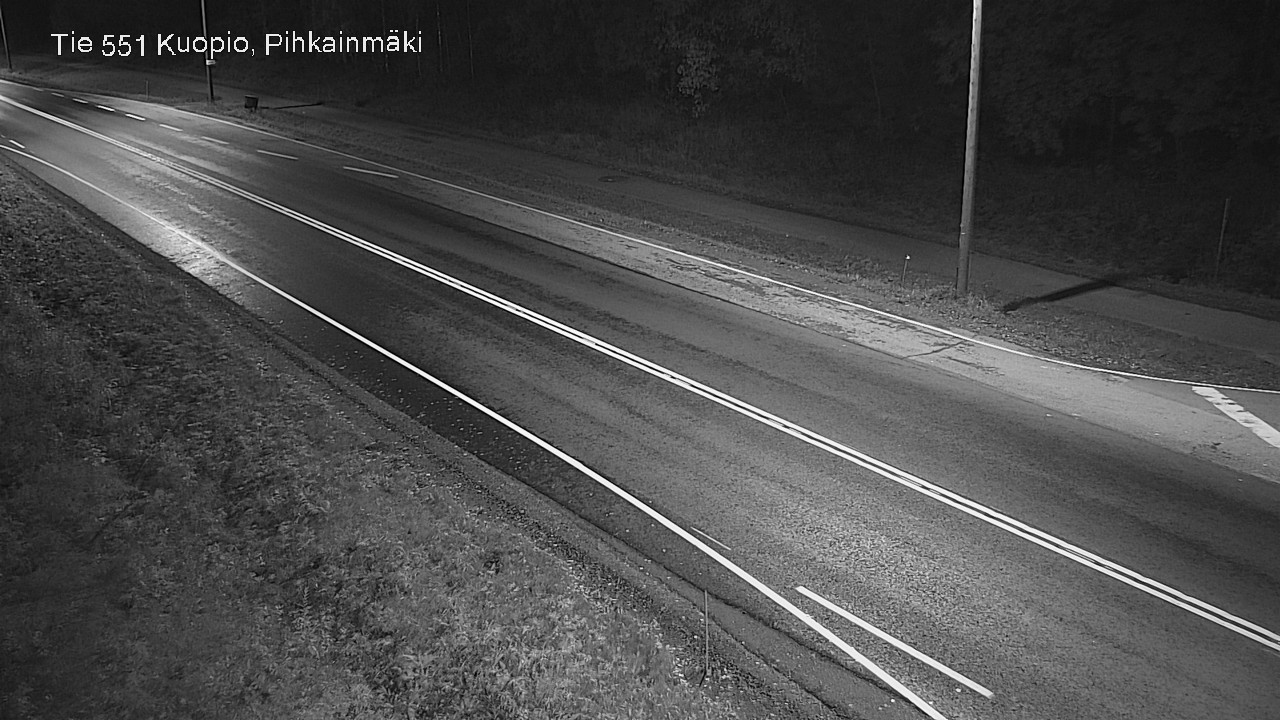 Weather Camera Image Road 551 Kuopio, Pihkainmäki, Kuopio, Pohjois-Savo