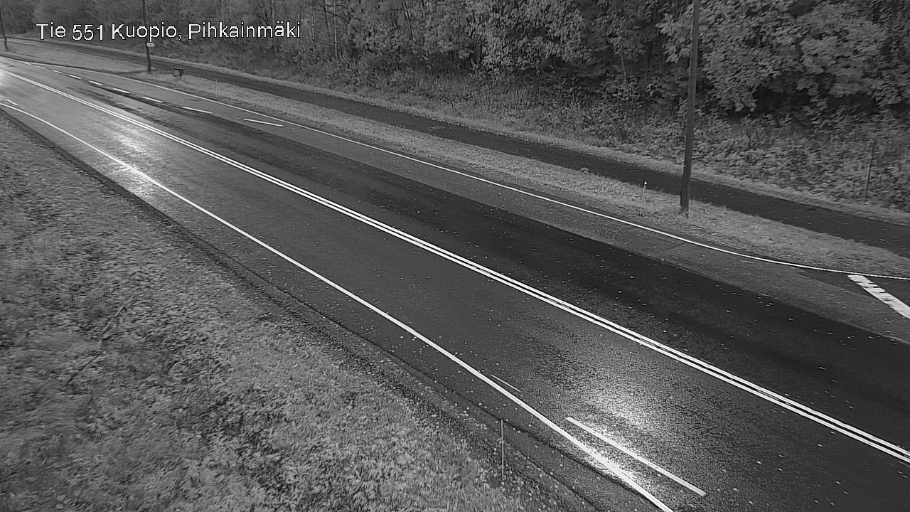Weather Camera Image Road 551 Kuopio, Pihkainmäki, Kuopio, Pohjois-Savo
