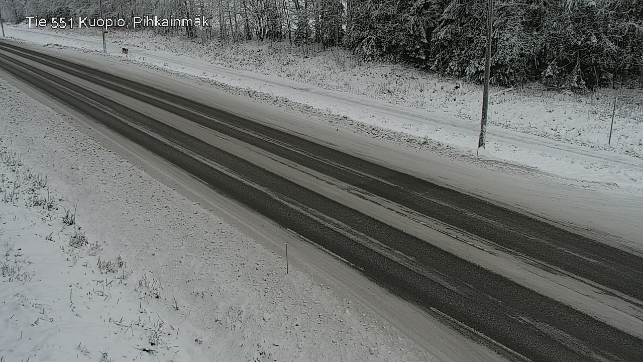 Kelikamerat Kuva Tie 551 Kuopio, Pihkainmäki, Kuopio, Pohjois-Savo