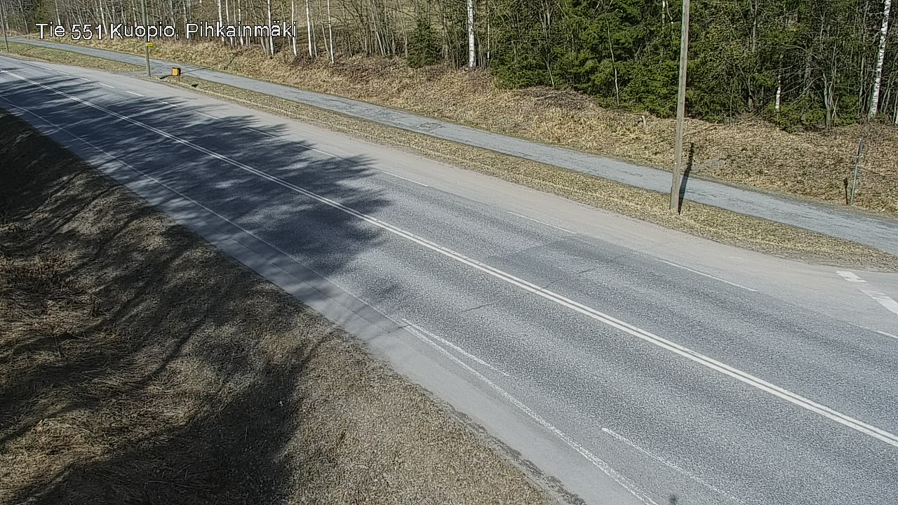 Kelikamerat Kuva Tie 551 Kuopio, Pihkainmäki, Kuopio, Pohjois-Savo