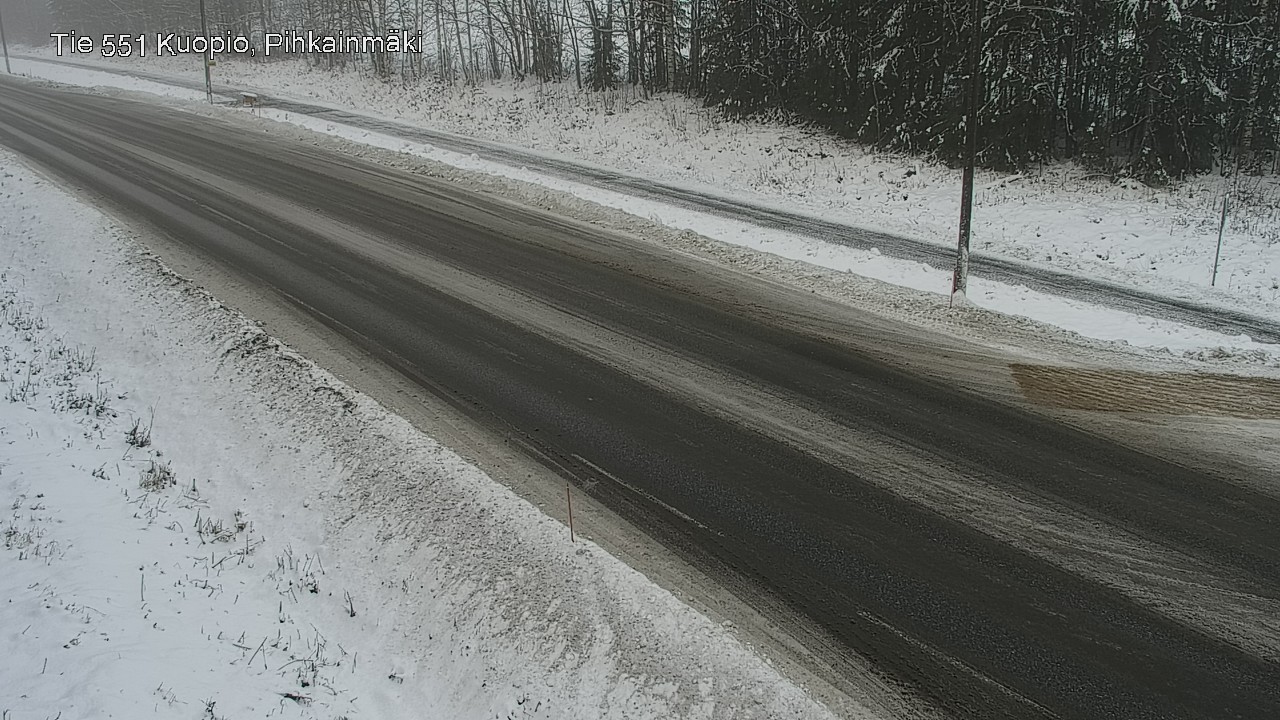 Weather Camera Image Road 551 Kuopio, Pihkainmäki, Kuopio, Pohjois-Savo