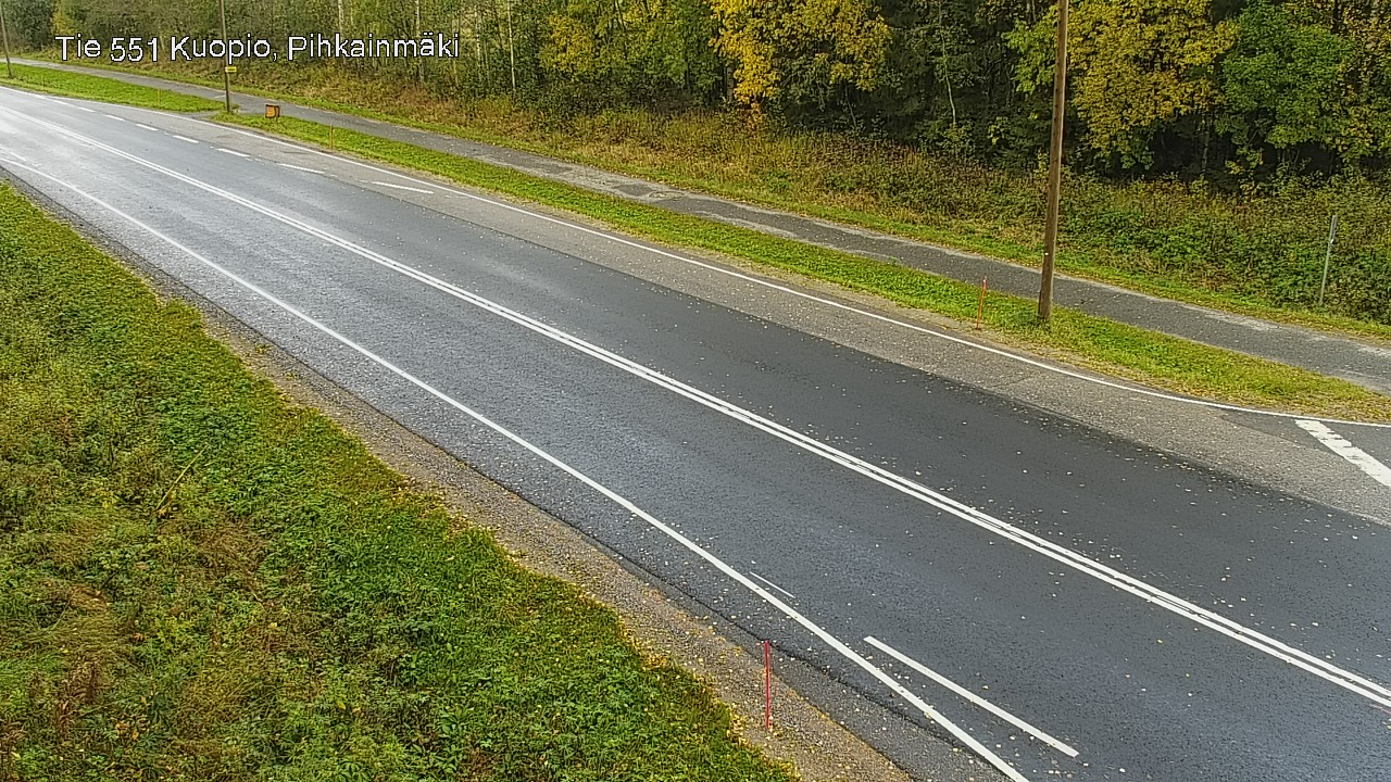 Kelikamerat Kuva Tie 551 Kuopio, Pihkainmäki, Kuopio, Pohjois-Savo