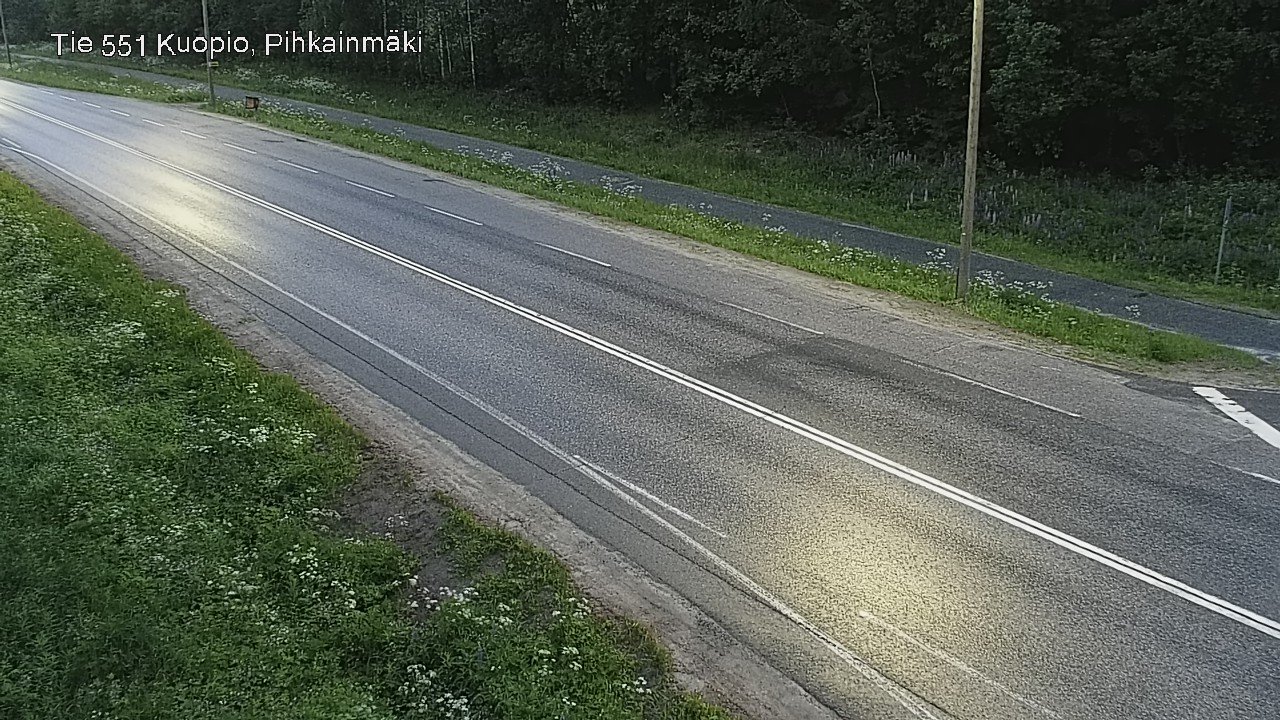 Kelikamerat Kuva Tie 551 Kuopio, Pihkainmäki, Kuopio, Pohjois-Savo