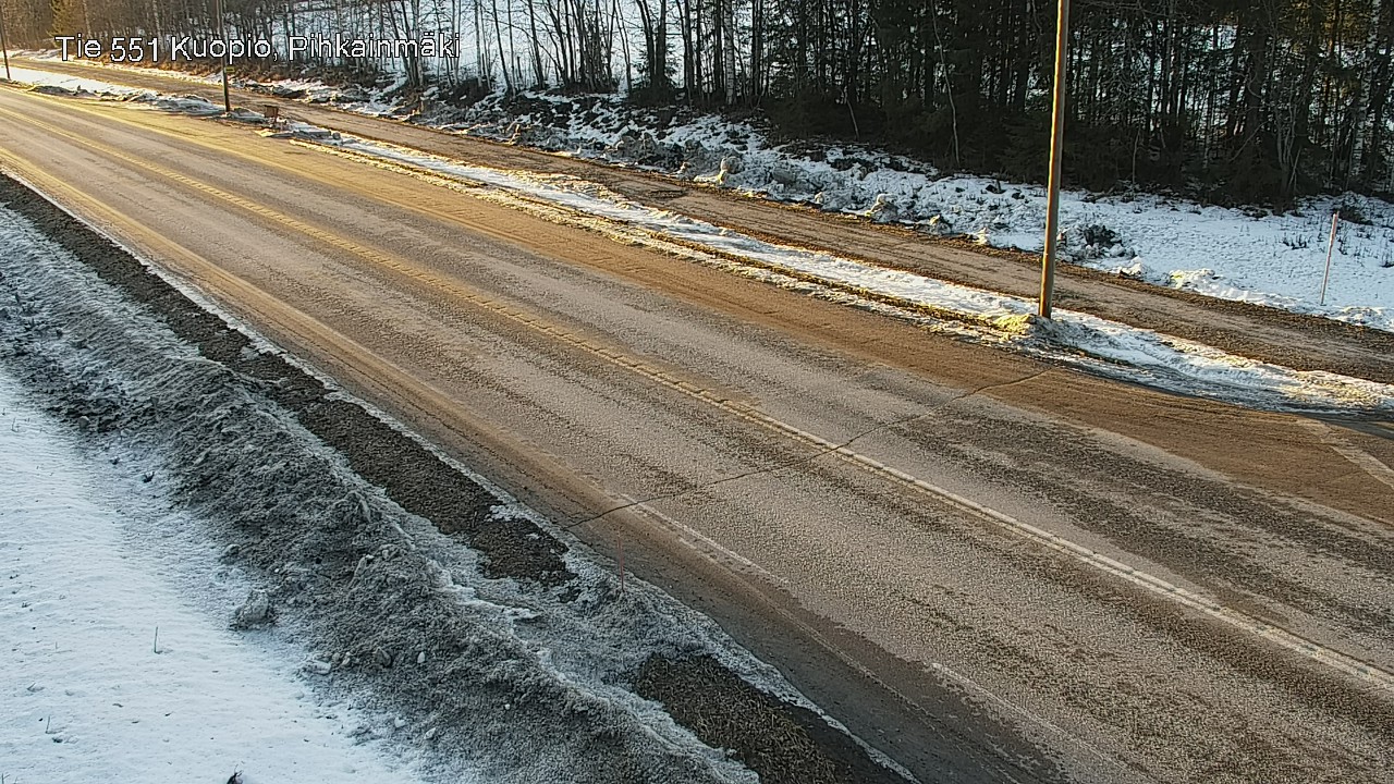 Kelikamerat Kuva Tie 551 Kuopio, Pihkainmäki, Kuopio, Pohjois-Savo