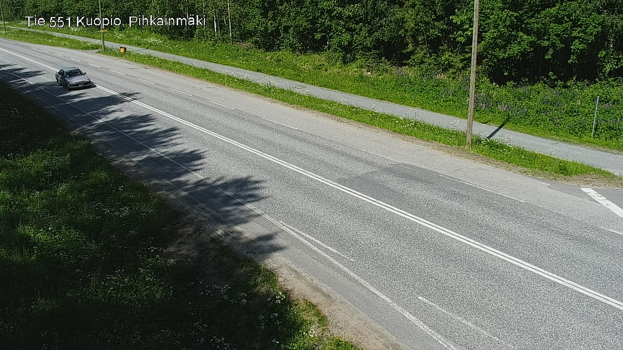 Kelikamerat Kuva Tie 551 Kuopio, Pihkainmäki, Kuopio, Pohjois-Savo
