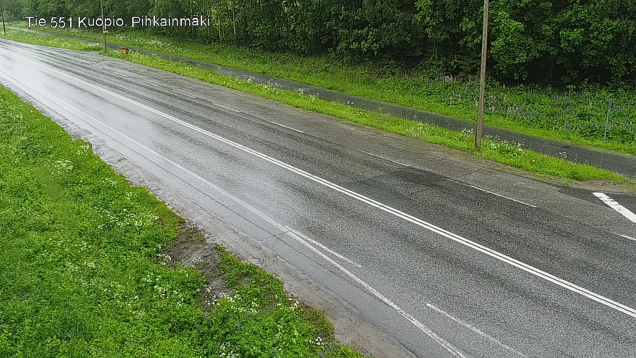 Kelikamerat Kuva Tie 551 Kuopio, Pihkainmäki, Kuopio, Pohjois-Savo
