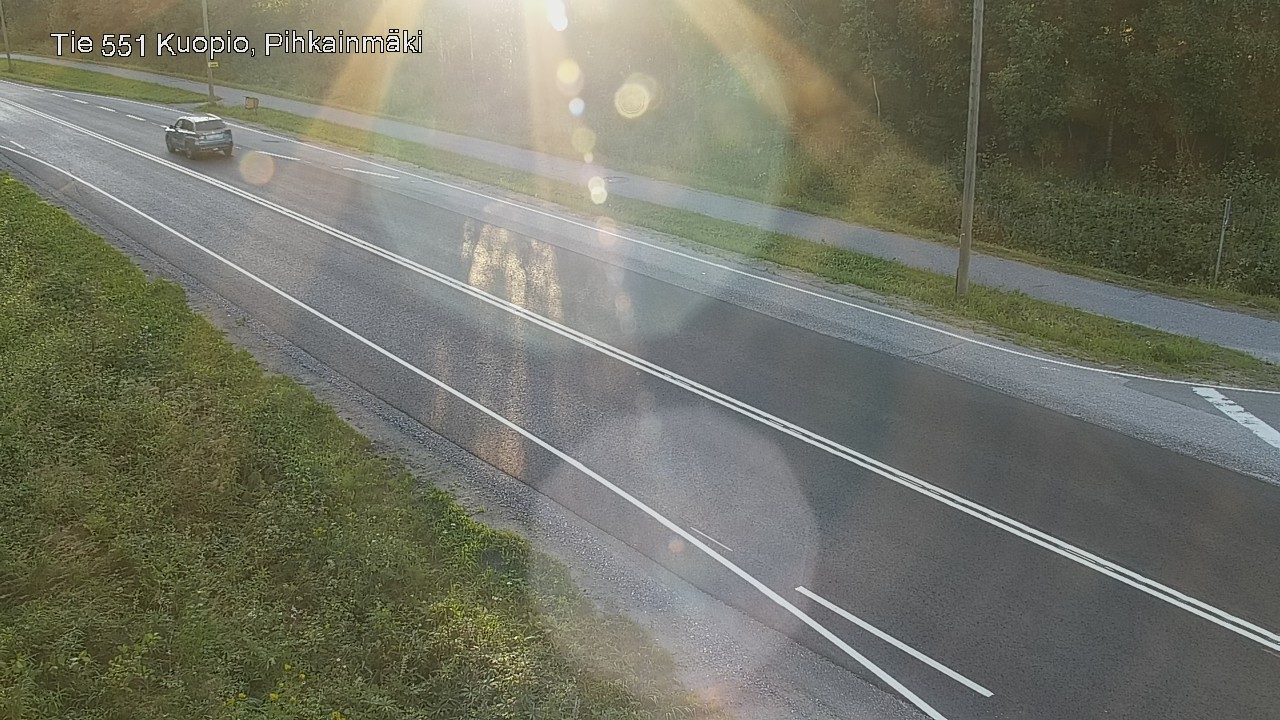 Kelikamerat Kuva Tie 551 Kuopio, Pihkainmäki, Kuopio, Pohjois-Savo