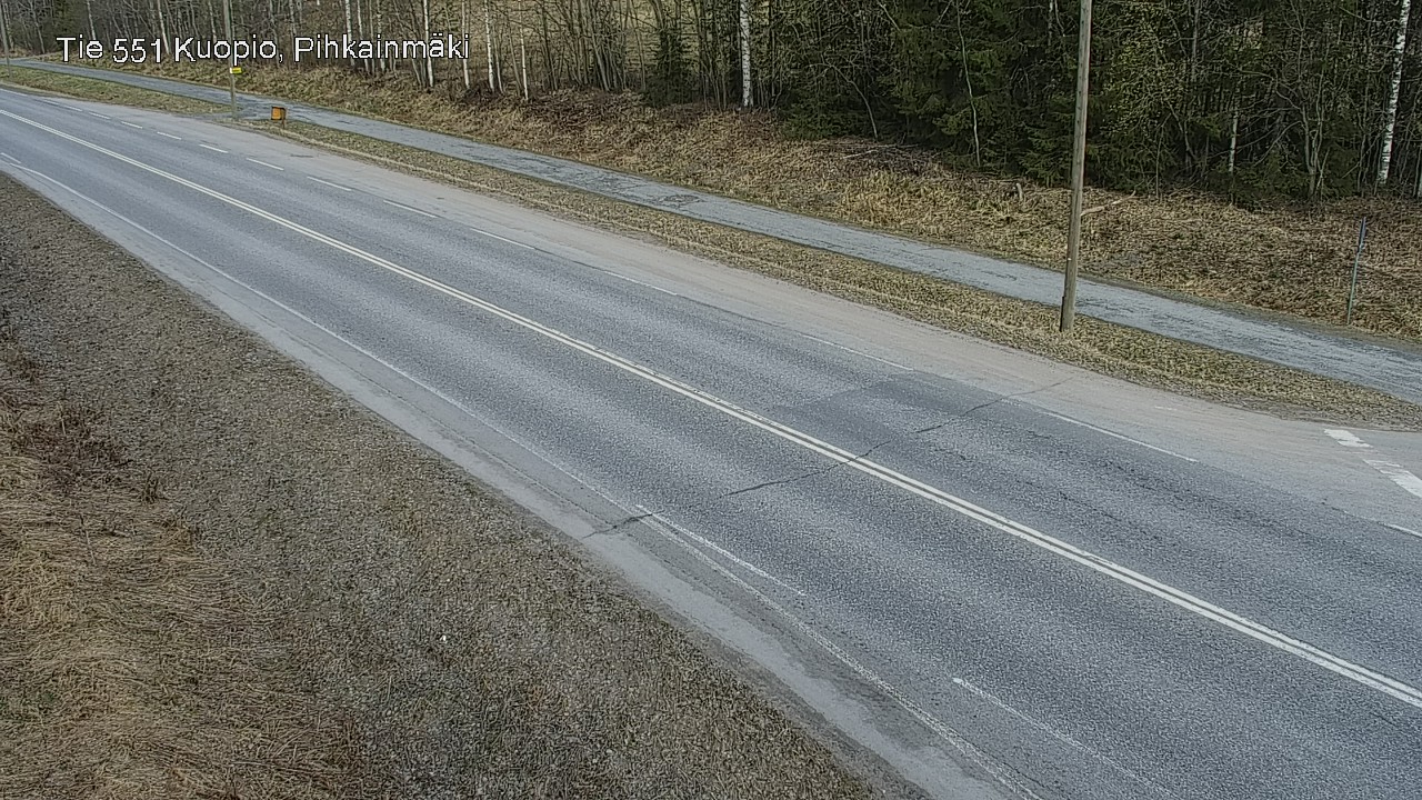 Kelikamerat Kuva Tie 551 Kuopio, Pihkainmäki, Kuopio, Pohjois-Savo
