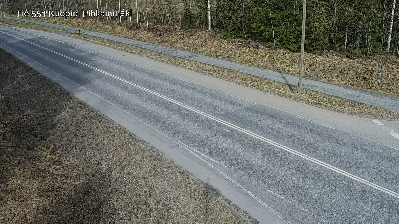 Kelikamerat Kuva Tie 551 Kuopio, Pihkainmäki, Kuopio, Pohjois-Savo