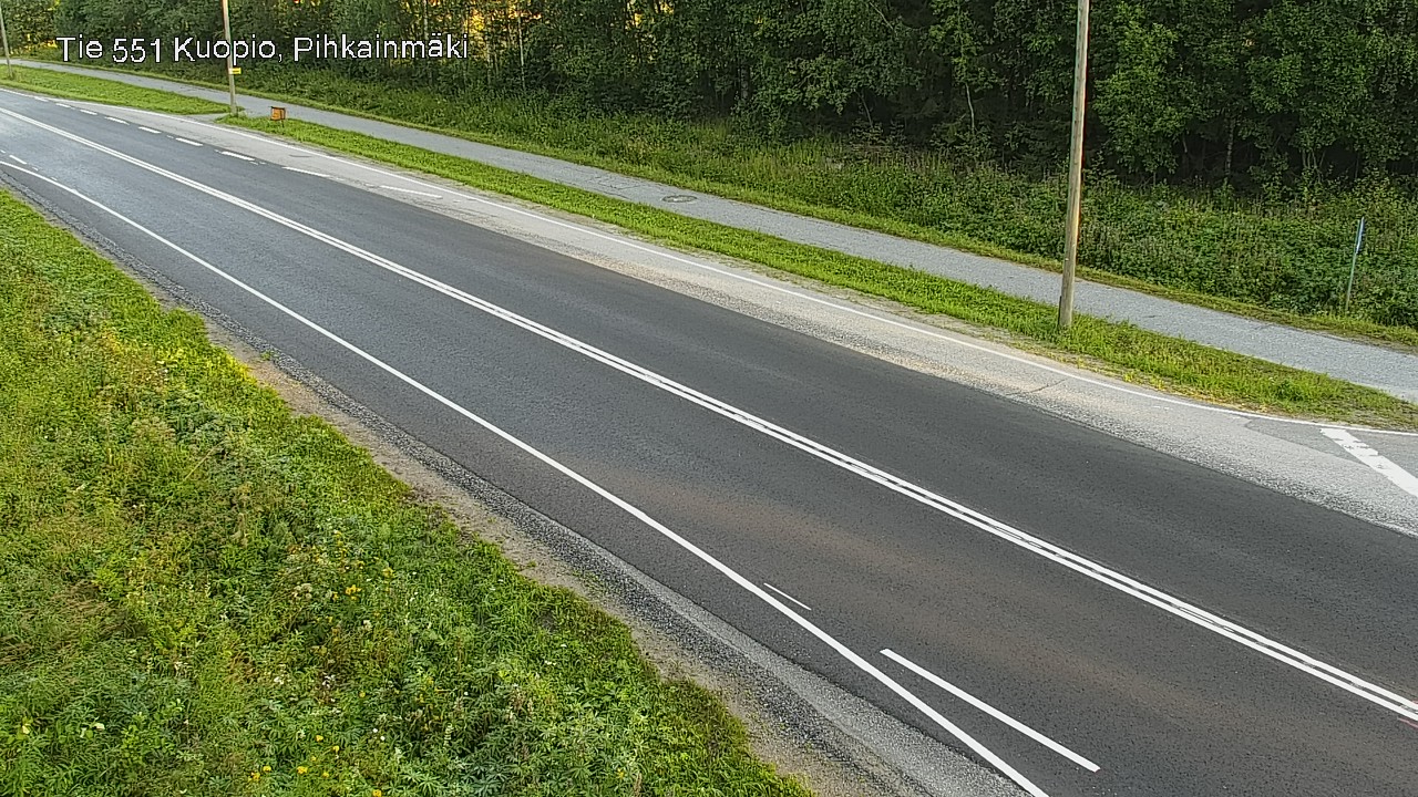 Kelikamerat Kuva Tie 551 Kuopio, Pihkainmäki, Kuopio, Pohjois-Savo