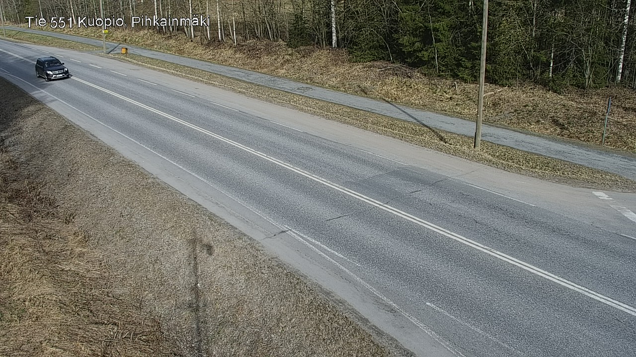 Kelikamerat Kuva Tie 551 Kuopio, Pihkainmäki, Kuopio, Pohjois-Savo