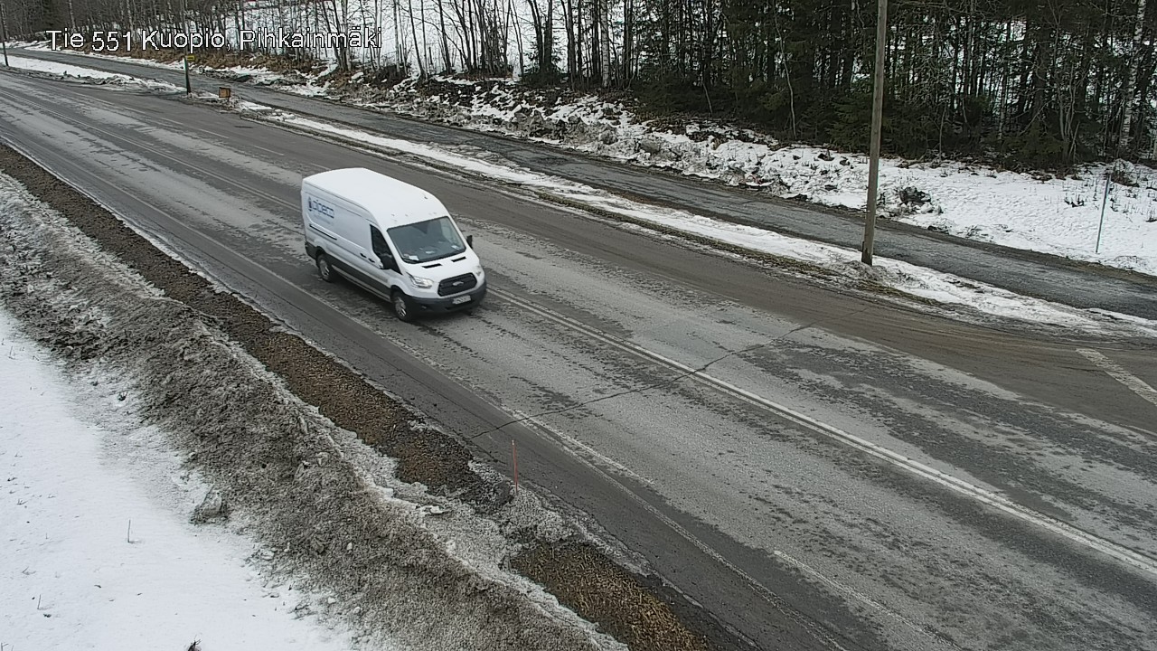 Weather Camera Image Väg 551 Kuopio, Pihkainmäki, Kuopio, Pohjois-Savo