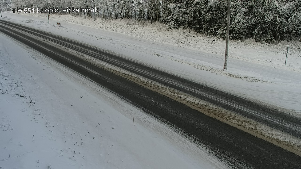 Kelikamerat Kuva Tie 551 Kuopio, Pihkainmäki, Kuopio, Pohjois-Savo