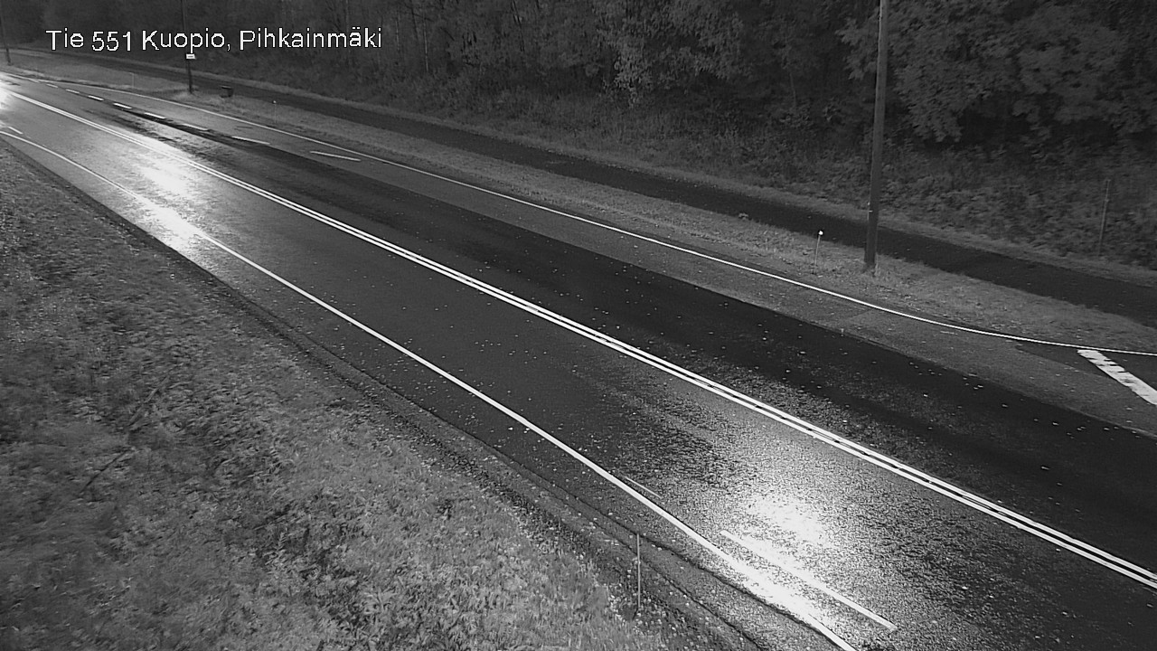 Weather Camera Image Road 551 Kuopio, Pihkainmäki, Kuopio, Pohjois-Savo
