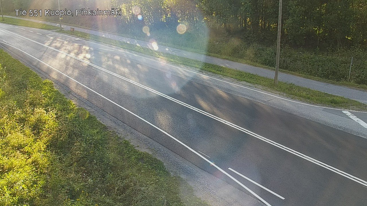 Kelikamerat Kuva Tie 551 Kuopio, Pihkainmäki, Kuopio, Pohjois-Savo