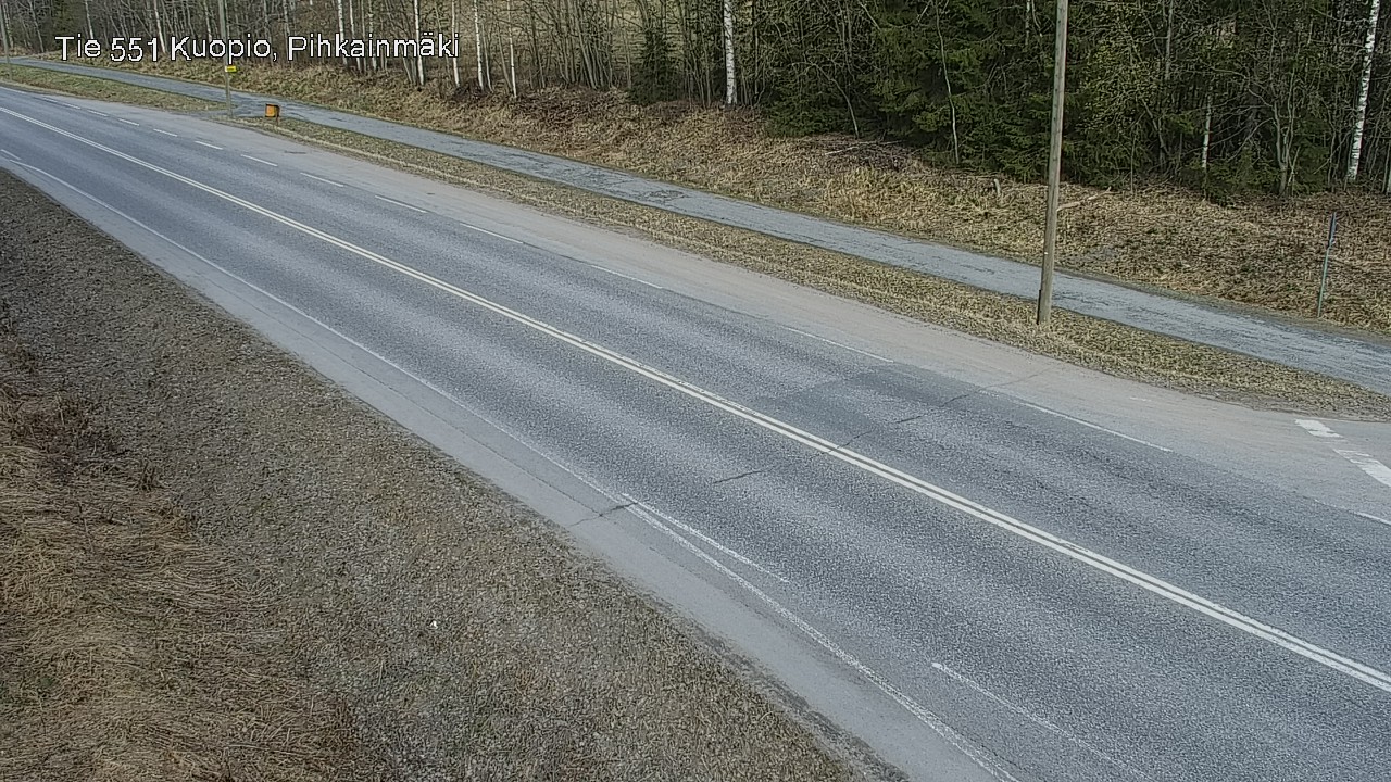 Kelikamerat Kuva Tie 551 Kuopio, Pihkainmäki, Kuopio, Pohjois-Savo