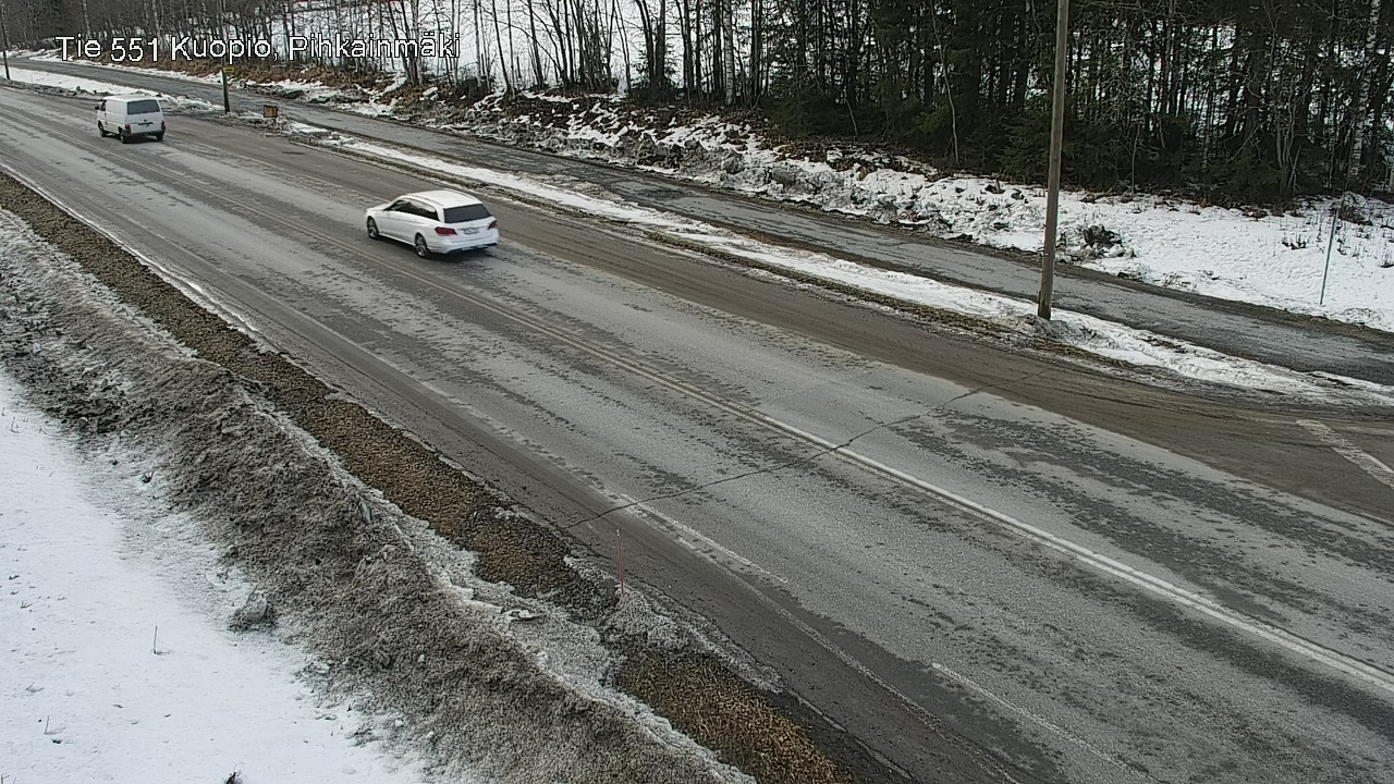 Weather Camera Image Road 551 Kuopio, Pihkainmäki, Kuopio, Pohjois-Savo